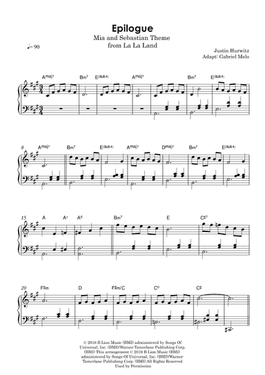 Epilogue (arr. Gabriel Melo)