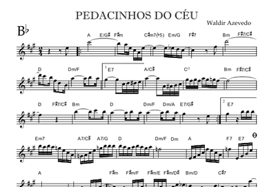 Pedacinhos Do Céu - Brazilian Choro for Sax