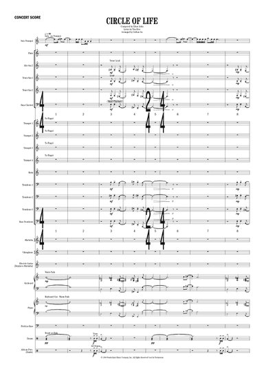 Circle Of Life (arr. Callum Au)