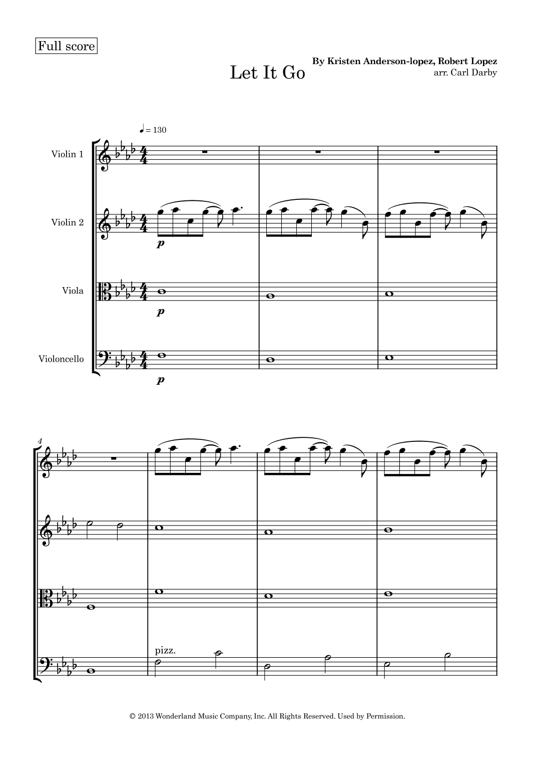 Let It Go (arr. Carl Darby)