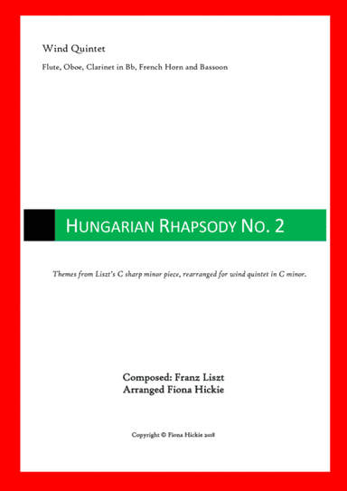 Themes From Hungarian Rhapsody, No. 2: Wind Quintet (arr. Fiona Hickie)