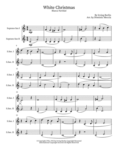 White Christmas (arr. Dominic Meccia)