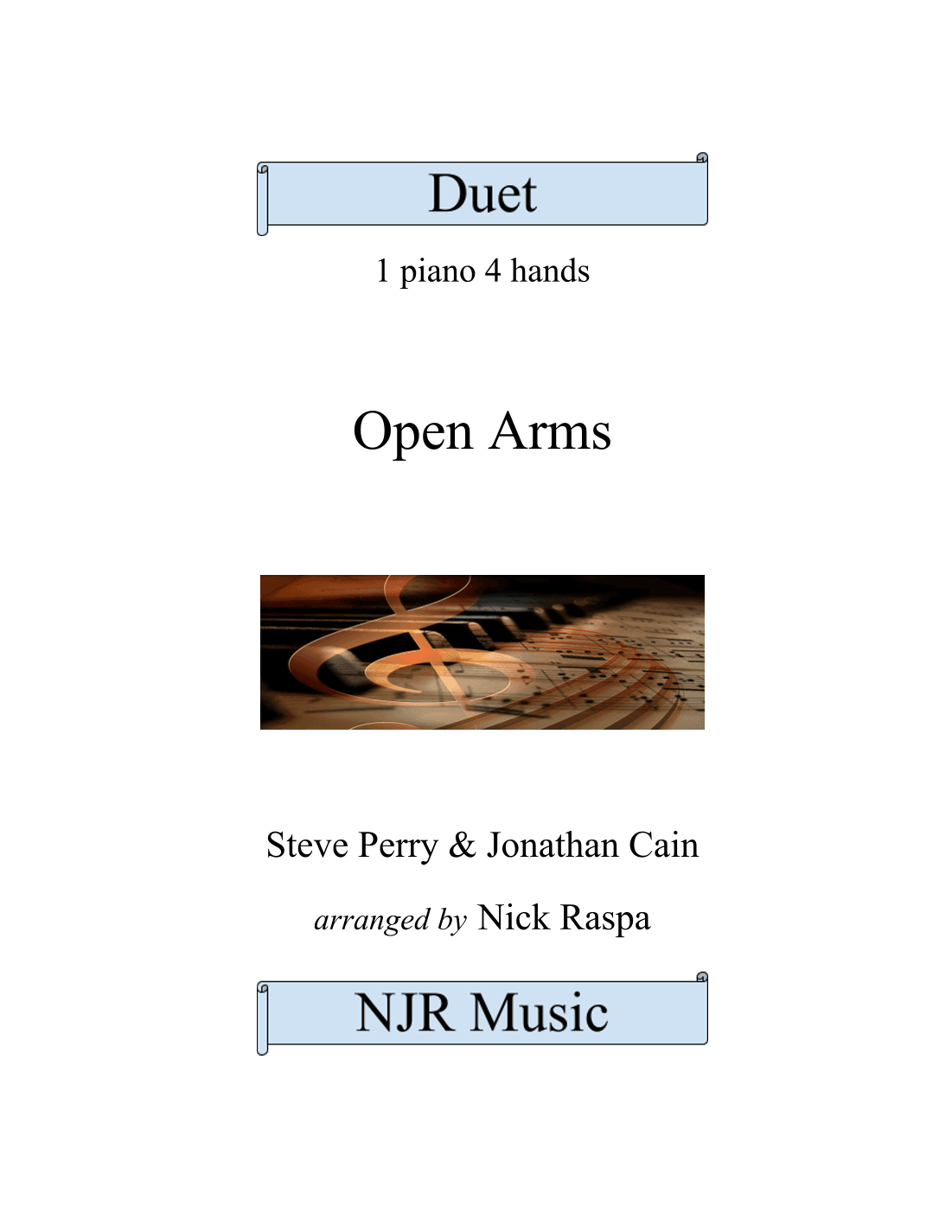 Open Arms (arr. Nick Raspa)