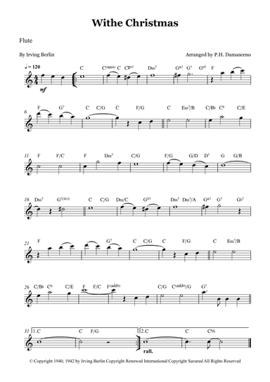 White Christmas (arr. P.H. Damasceno)