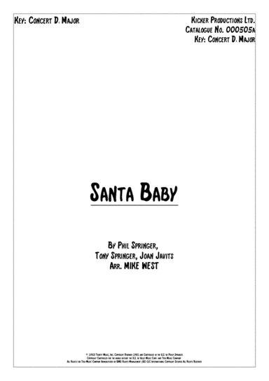 Santa Baby (arr. Mike West)