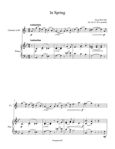 In Spring (arr. Nick Lacanski)
