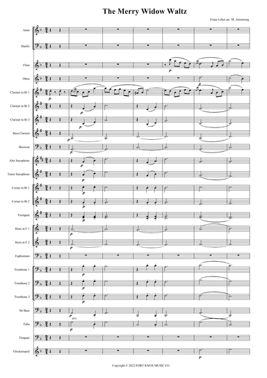 The Merry Widow Waltz (arr. Mark Armstrong)