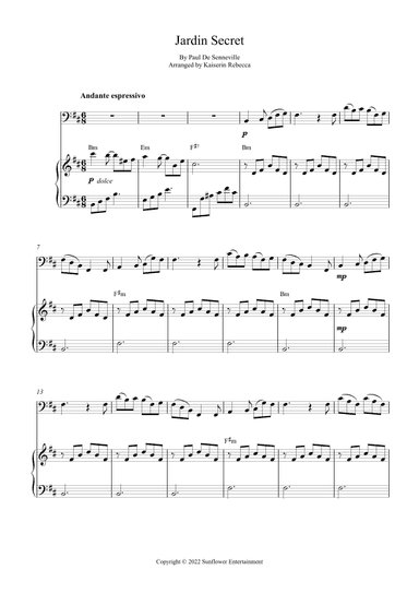 Jardin Secret (arr. Kaiserin Rebecca)