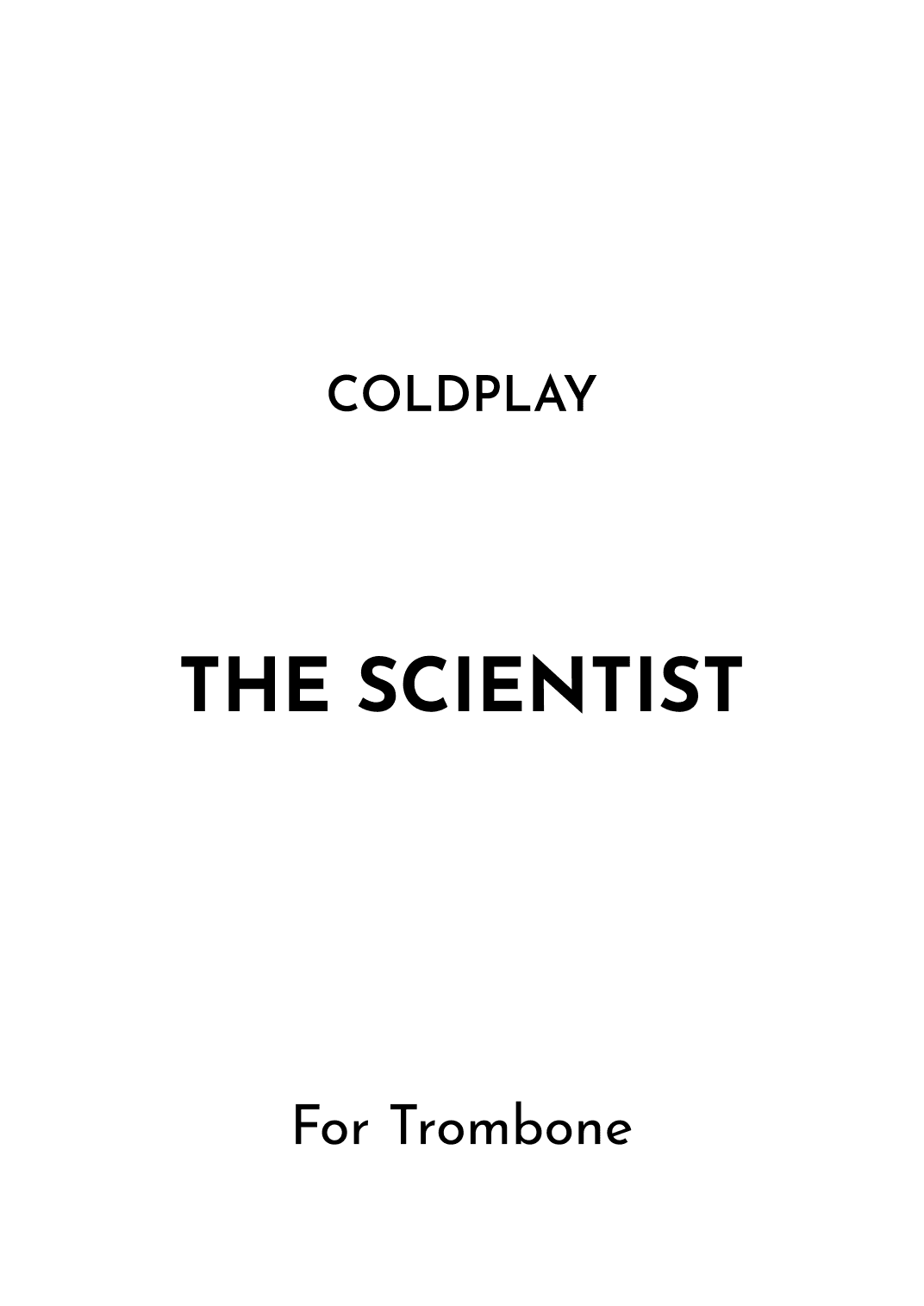 The Scientist (arr. Jireh J.)