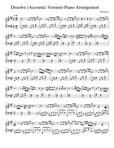 Dissolve (arr. senseLess Khorister)