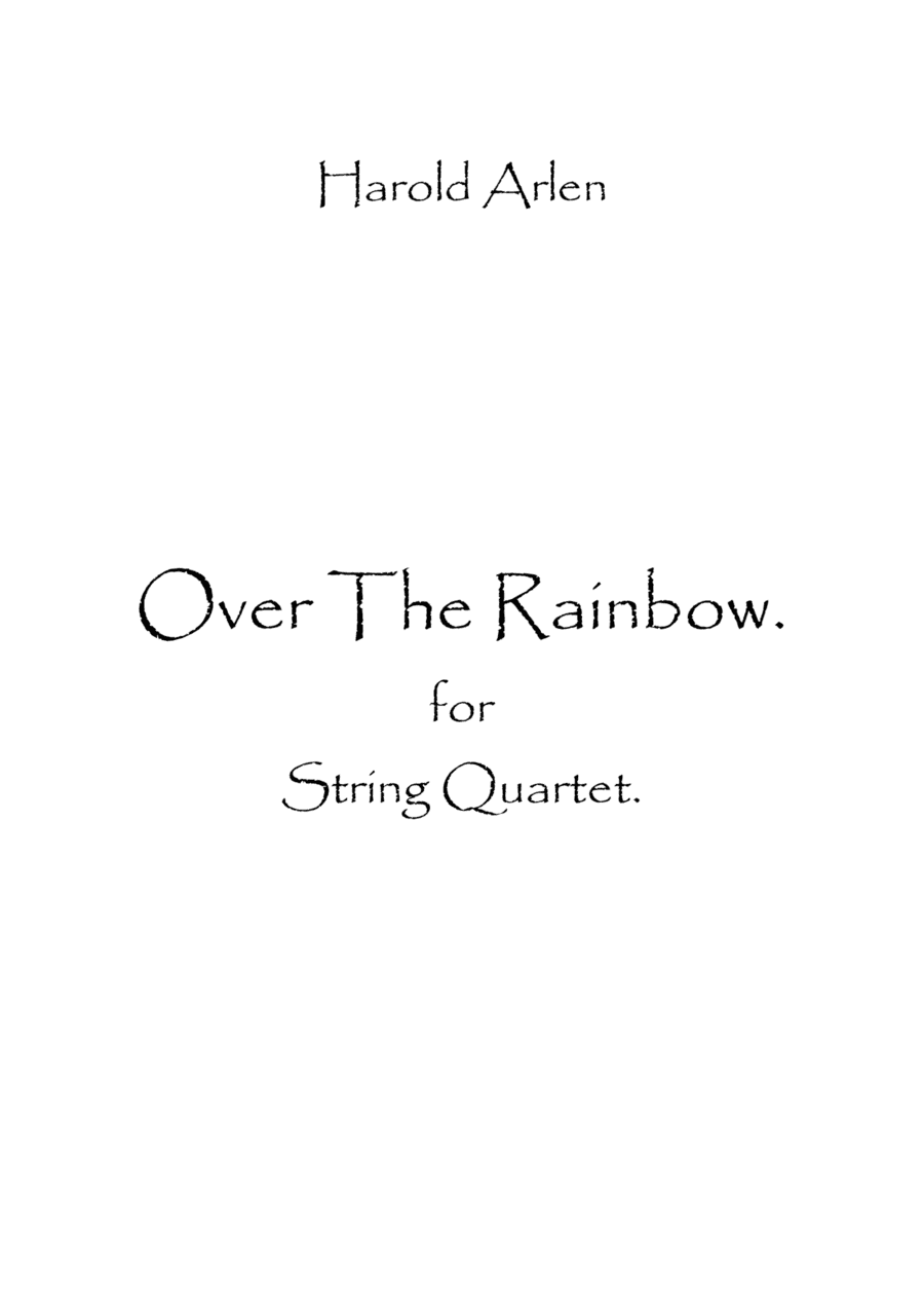Over The Rainbow (arr. Spence Bundy)