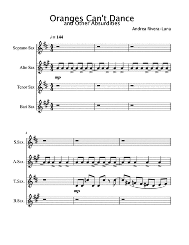 Oranges Can't Dance (and Other Absurdities)