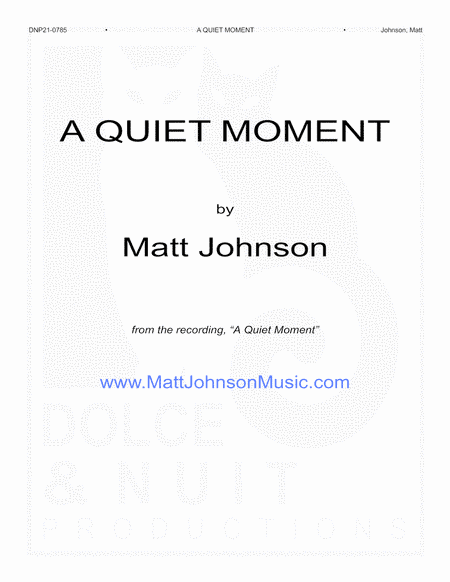 A Quiet Moment