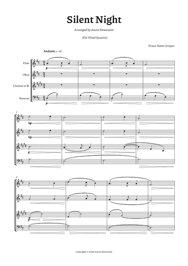 Silent Night (arr. Aaron Newcastle)