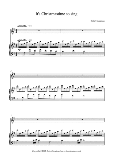 It's Christmas so sing