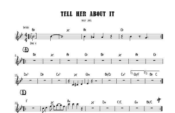 Tell Her About It (arr. Sarah Jane Cion)