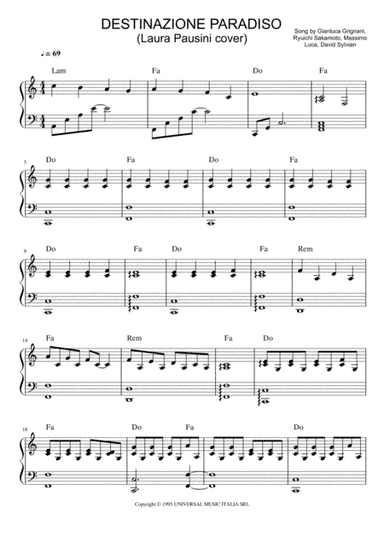 Destinazione Paradiso (arr. Music-holley)