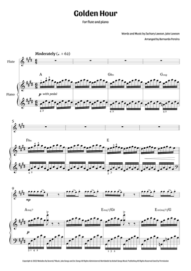 Golden Hour (arr. Bernardo Pereira)