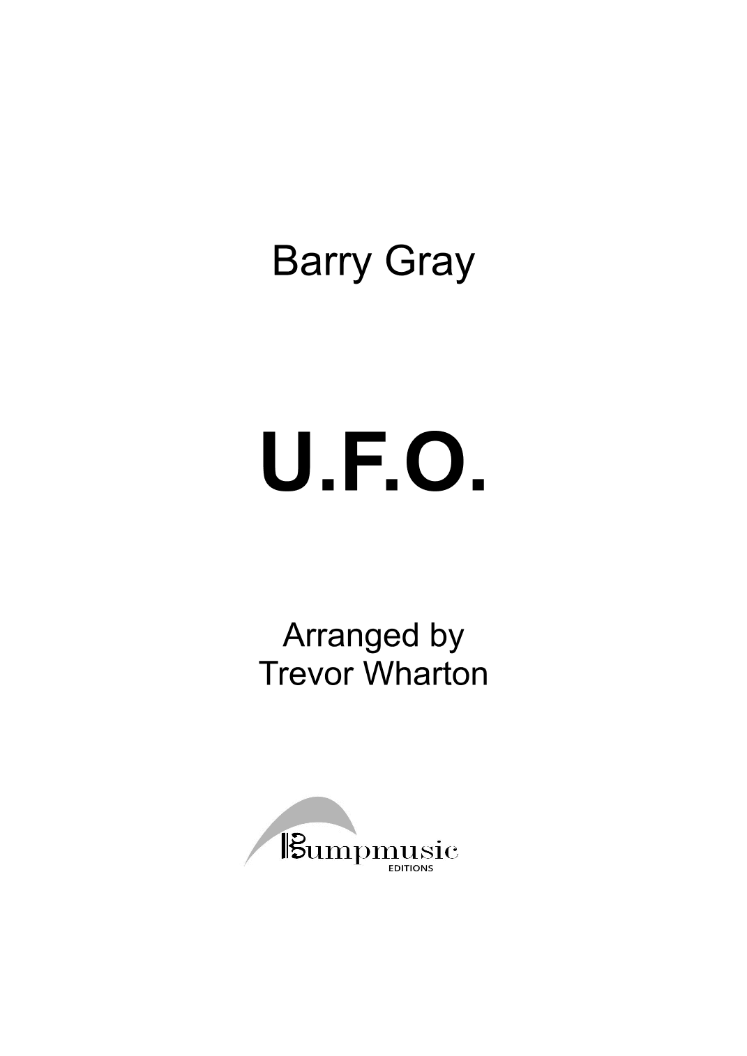 Ufo (arr. Trevor Wharton)