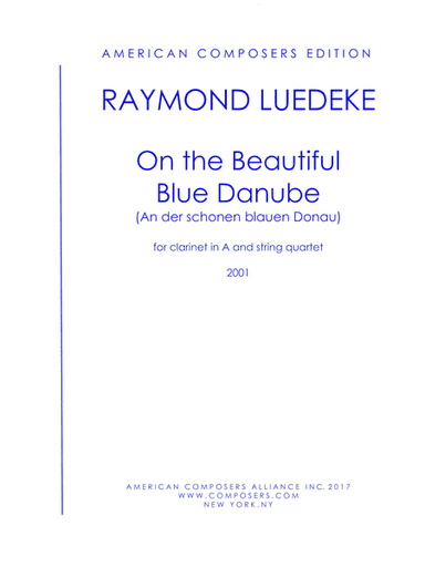 [arr. Luedeke] An der schönen blauen Donau (arr. Raymond Luedeke)