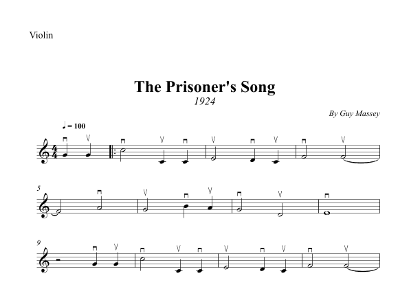 The Prisoner's Song (arr. Wesley S. SIlva)
