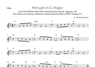 Minuet In G Major (arr. Alex Nunes Rodrigues)
