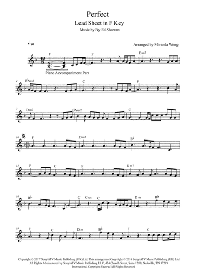 Perfect (arr. Miranda Wong)