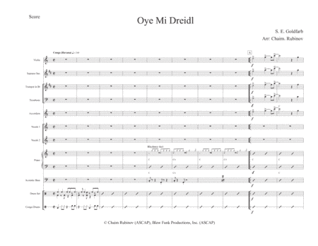 Oye Mi Dreidl (arr. Chaim Rubinov)