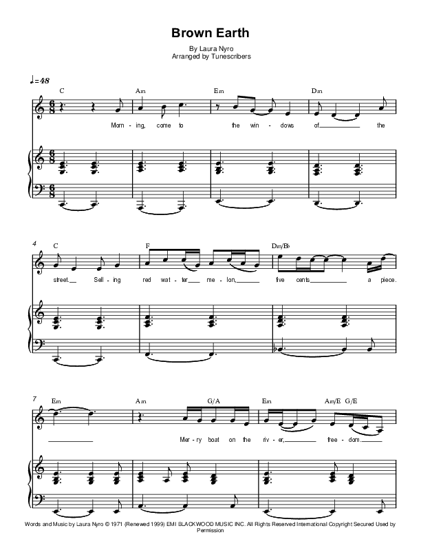 Brown Earth (arr. Tunescribers)