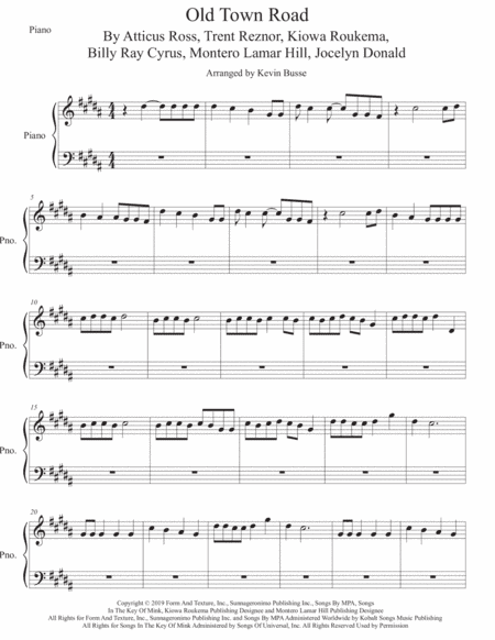 Old Town Road (remix) (arr. Kevin Busse)
