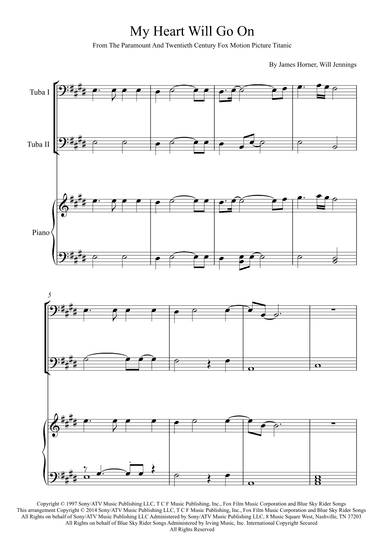 My Heart Will Go On (love Theme From 'titanic') (arr. Karen Gueiros)