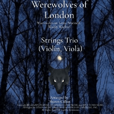 Werewolves Of London (arr. SharonC)
