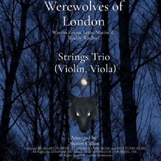 Werewolves Of London (arr. SharonC)