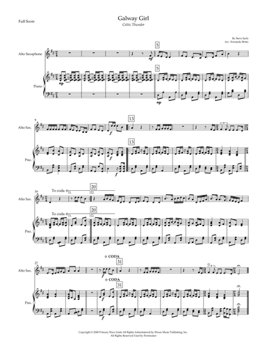 Galway Girl (arr. Fernando Britto)