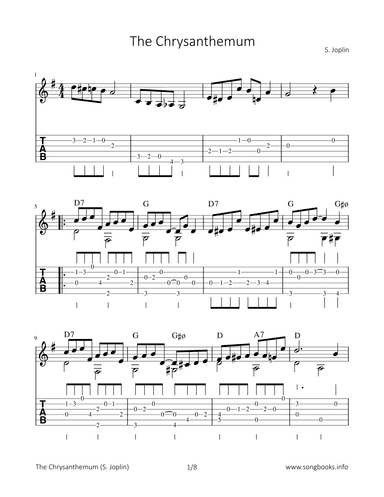 The Chrysanthemum (arr. Bettina Schipp)