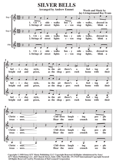 Silver Bells (arr. Andrew Emmet)
