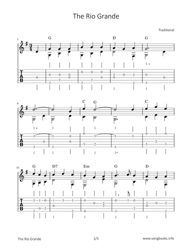 The Rio Grande (arr. Bettina Schipp)