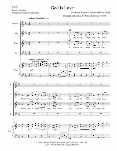 God Is Love (arr. James F. Rickley)