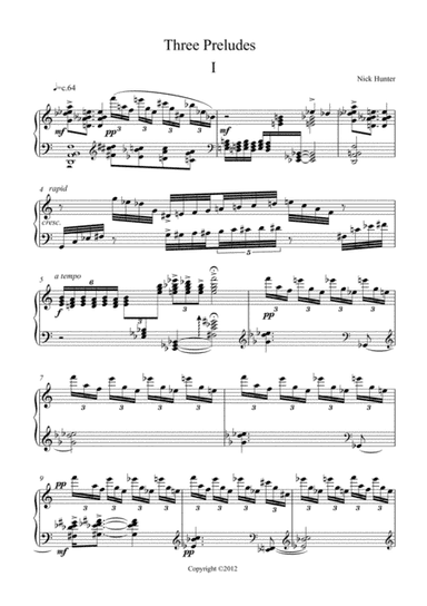 Three Preludes (2012)