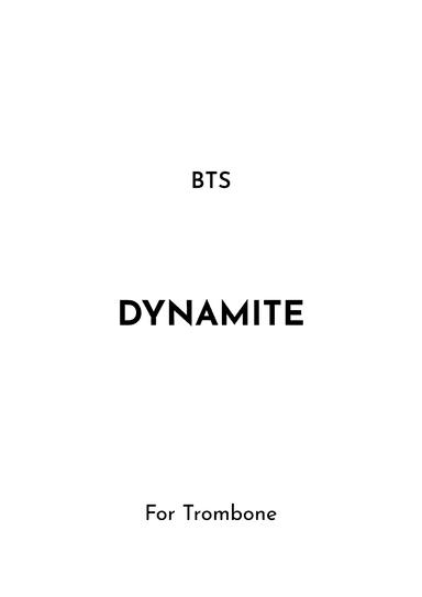 Dynamite (arr. Jireh J.)