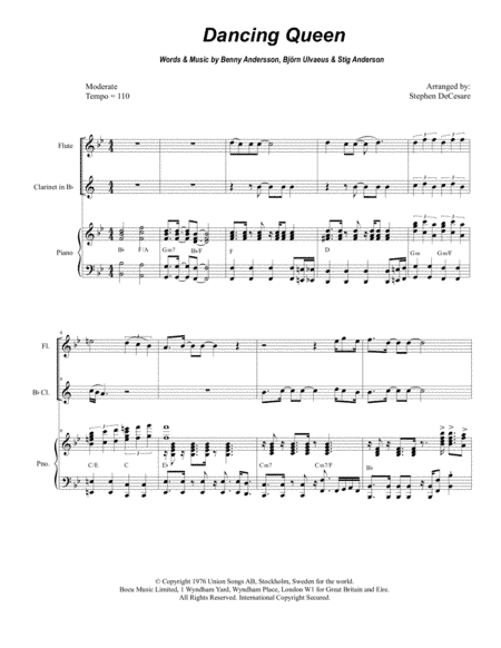 Dancing Queen (arr. Stephen DeCesare)