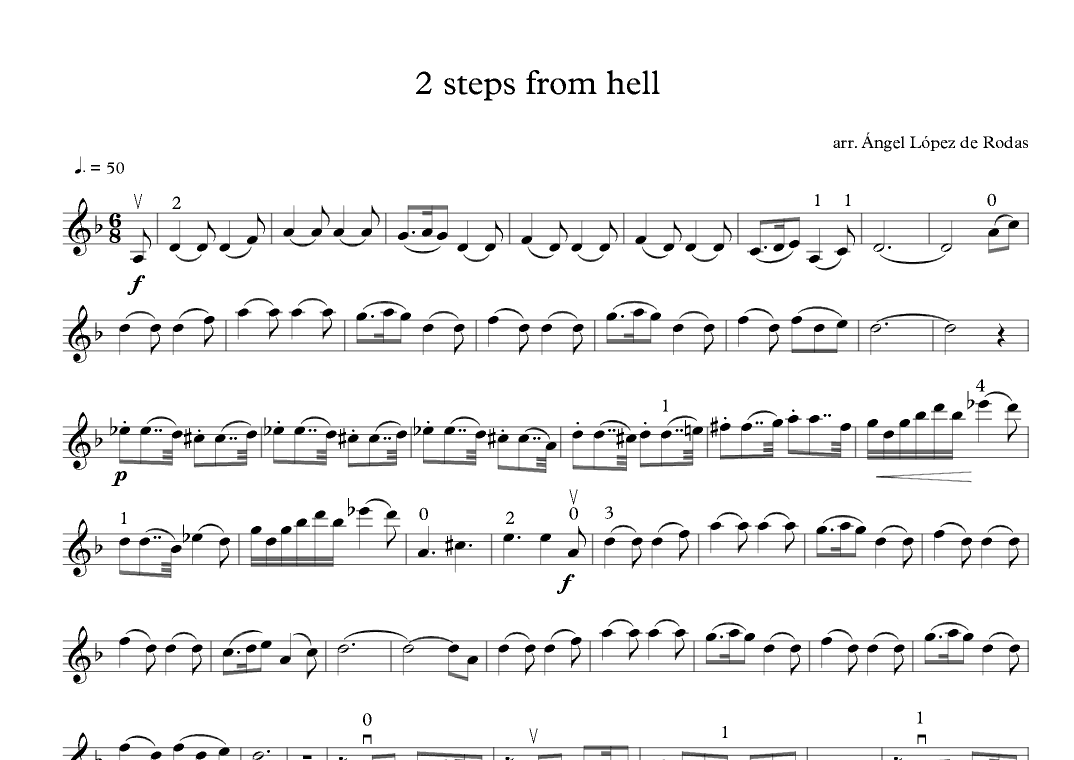 Two Steps From Hell (arr. Ángel López de Rodas)