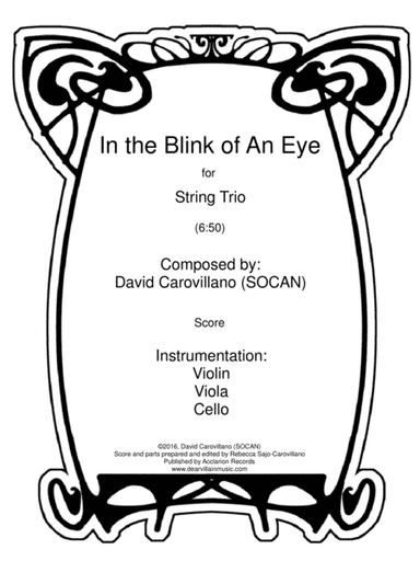 In the Blink of an Eye