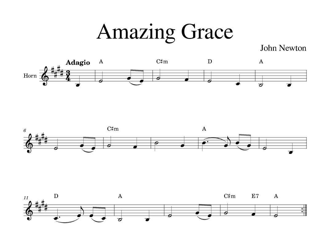Amazing Grace (arr. Golden Skull Editions)