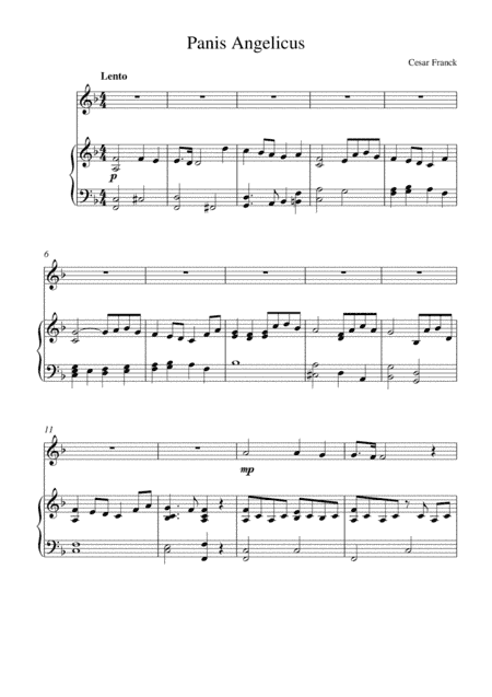 Panis Angelicus (arr. Kaiserin Rebecca)