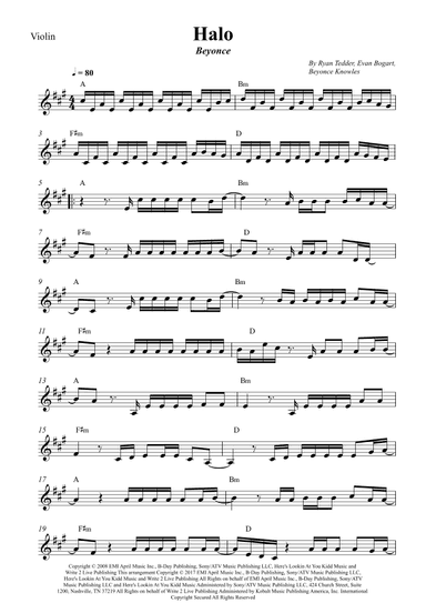 Halo (arr. Wesley S. SIlva)
