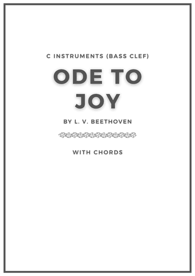Ode to Joy Cello (arr. Douglas Wattson)