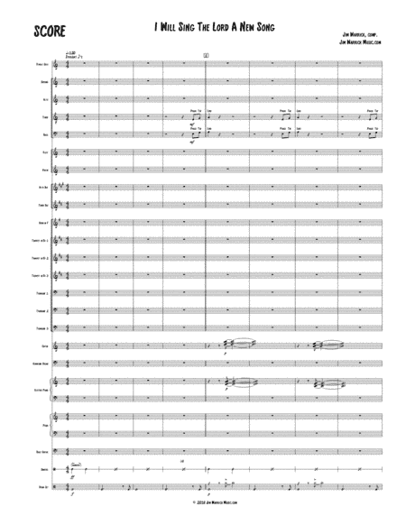 I Will Sing The Lord A New Song