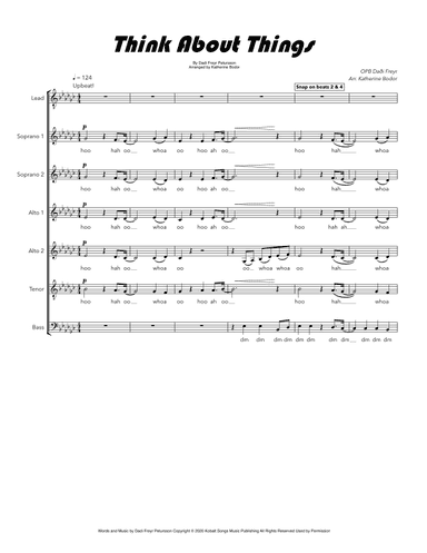 Think About Things (arr. Katherine Bodor)