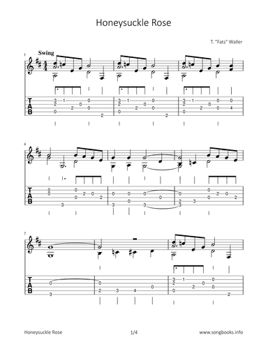 Honeysuckle Rose (arr. Bettina Schipp)